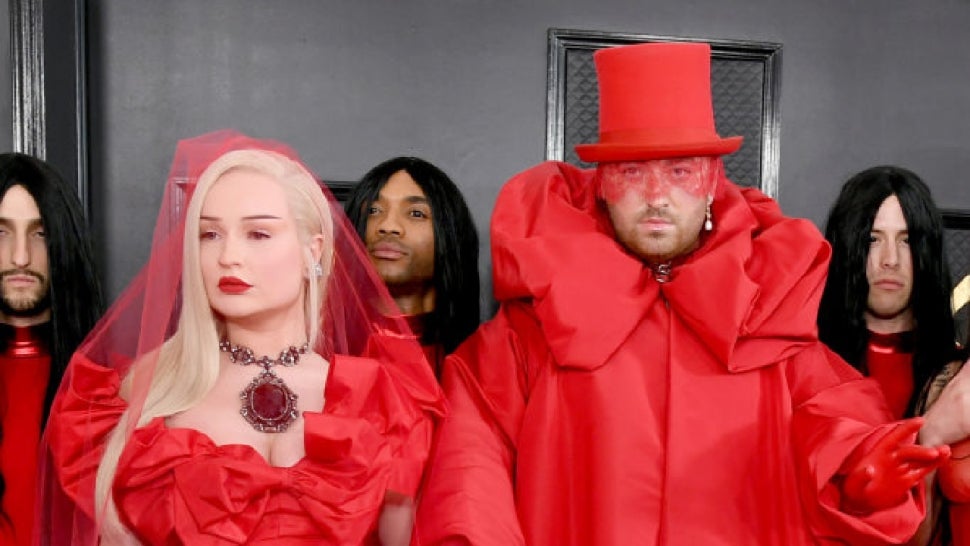 Sam Smith and Kim Petras Channel 'Unholy' Video With 2023 GRAMMYs Look
